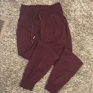 lululemon athletica Burgundy Joggers